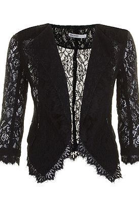<p>Dare black lace London blazer, £59, <a title="Darling" href="http://www.darlingclothes.com/product/beloved/london-blazer/4432/%20" target="_blank">Darling </a></p>