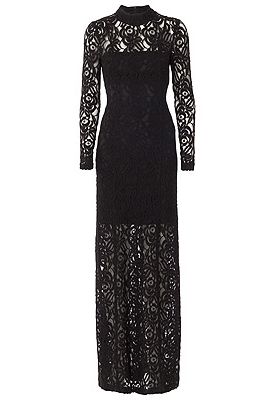 <p>Gestuz black lace long dress (as seen on Mollie King!, £195, <a title="Harvey Nichols" href="http://www.harveynichols.com/womens/categories-1/designer-dresses/evening/s424000-lace-gown.html?colour=BLACK" target="_blank">Harvey Nichols </a></p>