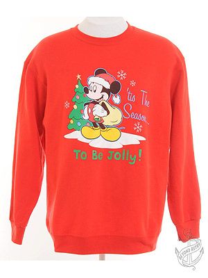<p>Vintage Mickey Mouse Christmas sweatshirt, £16, <a title="Beyond Retro" href="http://www.beyondretro.com/en/catalog/product/view/id/25992/s/christmas-sweatshirt-red-with-mickey-mouse-print/%20" target="_blank">Beyond Retro </a></p>