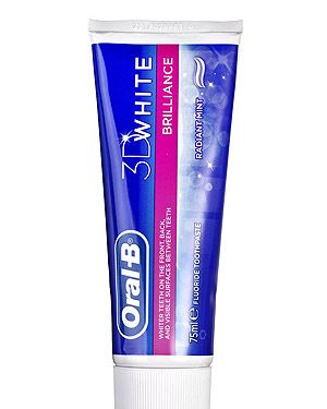 <p>Contains mica - a mild stain-busting abrasive (most toothpastes contain some form of abrasive) that also adds a subtle shimmer to teeth.</p>
<p>Oral B 3D White Brilliance Toothpaste, £3.49, <a href="Oral%20B%203D%20White%20Toothpaste" target="_blank">Boots</a></p>