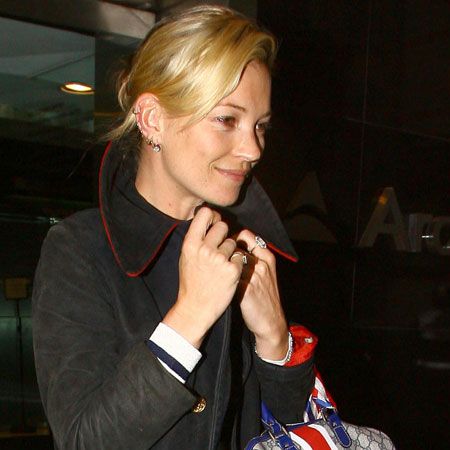 Kate Moss was seen leaving the Topshop headquarters in a cute, nautical ensemble. Her soon-to-be released Spring/Summer '09 collection is already causing excitement among fashionistas everywhere (us included)...  <br />