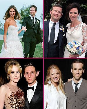 <p>It's almost the end of 2012, and what a fantastic year it was! Whether it's Blake Lively and Ryan Reynolds' shot-gun wedding or Justin Timberlake and Jessica Biel's Italian love affair, we couldn't get enough of all the celebrity weddings this year!</p>
<p>Let's take a trip down memory lane and see the star-studded A-list couples that walked down the aisle. Check out Cosmo's round-up of the hottest celebrity weddings for year 2012.</p>