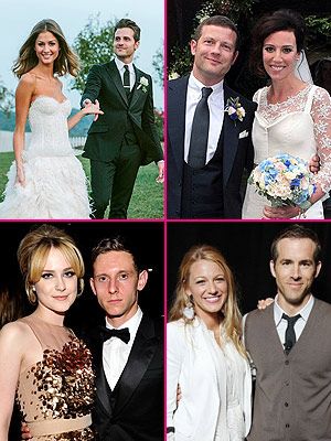 <p>It's almost the end of 2012, and what a fantastic year it was! Whether it's Blake Lively and Ryan Reynolds' shot-gun wedding or Justin Timberlake and Jessica Biel's Italian love affair, we couldn't get enough of all the celebrity weddings this year!</p>
<p>Let's take a trip down memory lane and see the star-studded A-list couples that walked down the aisle. Check out Cosmo's round-up of the hottest celebrity weddings for year 2012.</p>