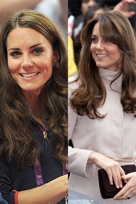 <p>Not only did Kate Middleton announce to the world she's pregnant in 2012, she also got herself a very 70s Farrah Fawcett-inspired fringe hairstyle.</p>