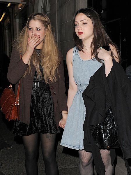 Peaches Geldof party-hopped last night, going from the Uniqlo collection launch in Somerset House to the Barbie launch at Mahiki. We're loving her girlfriend's Topshop stone washed denim dress...  <br />