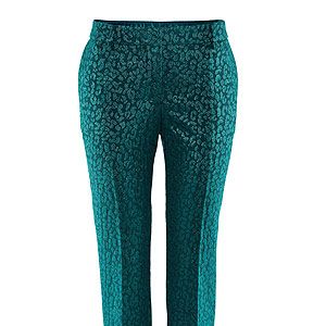 <p>This season, it's ALL about the cocktail trouser, in a jewel bright colour. This glittery pair from H&M are an absolute style steal - race ya to the checkout!</p>
<p>Embroidered trousers, £10 (was £24.99), <a href="http://www.hm.com/gb/product/04088?article=04088-B#shopOrigin=SA" target="_blank">H&M </a></p>