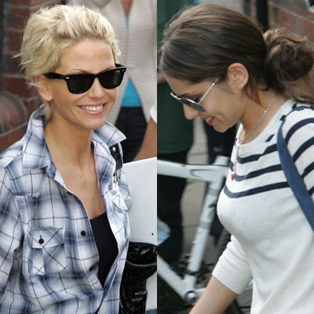 A dressed down Cheryl Cole and Sarah Harding were papped as they left their hotel in Leeds to attend a rehearsal. And of course, they still looked gorgeous, even hidden behind their dark shades...  <br />