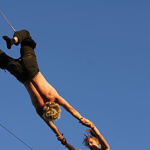 <p>ep, you read that right, here's your chance to join the high flyers' club - literally. Ever since we saw Carrie having trouble with letting go (metaphorically and physically) at the Trapeze School in New York, we've been dying to try it.</p>
<p>Lucky for us, Gorilla Circus set up camp in Regents Park for the summer and invited us along to try our hand at 'flying'. What should you expect? 'Can't' isn't part of the school's vocab, so it's straight to business. After a quick warm-up, you practice a trick on a low bar and are promptly sent off to try it for real on the flying trapeze.</p>
<p>What to expect: We're not going to lie, you will be nervous at first! But you're securely strapped in throughout, there is a safety net and the instructors put you at ease in no time. And you know what? After the first swing, we couldn't wait to get up there to give it another go. By the end of the class you're ready to go on to the second trick: being caught by an instructor on a separate swinging bar!</p>
<p>Verdict: Highly addictive, if you've ever dreamed of flying, this is as close as it gets.</p>
<p>Classes are £24 for drop-ins and £99 for a course of four, and are both indoors or outdoors with <a href="http://www.gorillacircus.com/flyingtrapezeschool/" target="_blank">Gorilla Circus</a>.</p>