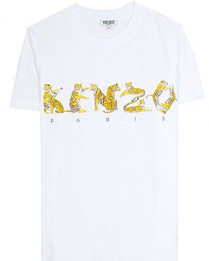 <p>Graphic logo tees are a forever essential and with the debut of Carol Lim's and Humberto Leon's creative reign at Kenzo, why not celebrate with this bright white and tonal yellow logo tee?</p>
<p><br />Kenzo logo T-shirt, £72, <a href="http://www.mytheresa.com/en-gb/logo-t-shirt-190452.html%20" target="_blank">My Theresa</a></p>