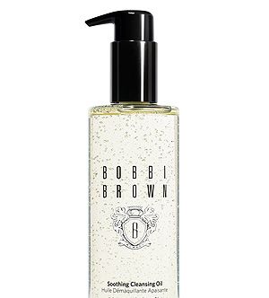 <p>Fact: oil dissolves impurities in your skin way better than water. We love Bobbi Brown's Soothing Cleansing Oil with jasmine flower extract, kukui nut, organic sunflower and jojoba oils that leave our skin feeling silky smooth.</p>
<p>Soothing Cleansing Oil, £29, <a href="http://www.bobbibrown.co.uk/product/2558/22552/Skincare/CleanseTone/Cleansers/Soothing-Cleansing-Oil/New-Formula/index.tmpl" target="_blank">Bobbi Brown</a></p>