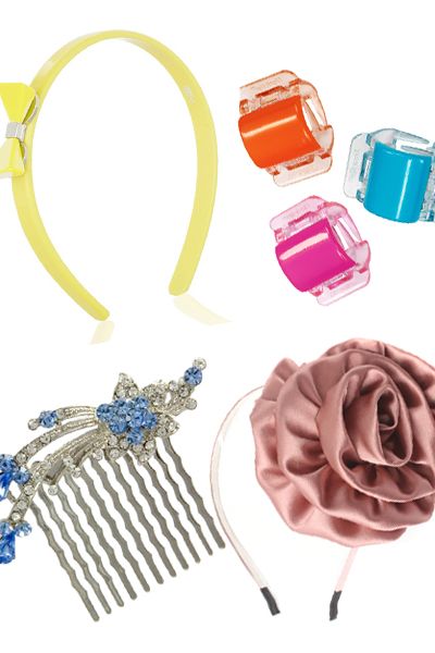 Play slide and tweak with the season's hottest hair accessories...<br />