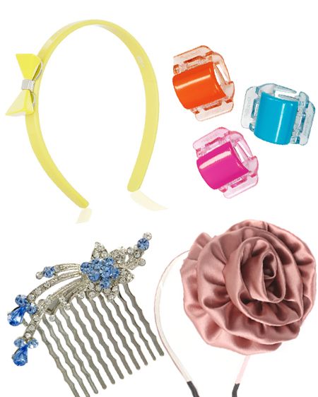 Play slide and tweak with the season's hottest hair accessories...<br />