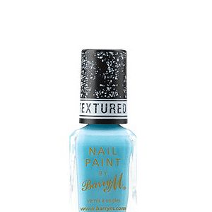 <p>Grainy textured nails are totally the hot new trend for 2013. Go for a grunge-chic look with this gritty nail varnish in punchy spring colours.</p>
<p>Textured Nail Paints, £3.99, <a href="http://www.barrym.com/products/nails/effects/textured-nails.html" target="_blank">Barry M</a></p>