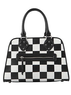 <p>Ok, so it's not the celebs' fave Louis Vuitton pattern but it's close enough (and more purse-friendly). Team with a checked dress for the total monochrome look. Go on, we dare you.</p>
<p>Bag, £60, <a href="http://www.aldoshoes.com/uk/handbags/satchels-handheld-bags/product/90710806-galambos/79" target="_blank">Aldo</a></p>