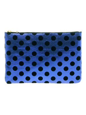 <p>This cobalt metallic clutch bag with black dots will take you from day to evening in one swift move. All you'll need is a slick of lippie!</p>
<p>Clutch, £25, <a href="http://www.asos.com/ASOS/ASOS-Clutch-Bag-With-Metallic-Spot/Prod/pgeproduct.aspx?iid=2718480&cid=8730&sh=0&pge=0&pgesize=200&sort=-1&clr=Cobalt" target="_blank">Asos</a></p>