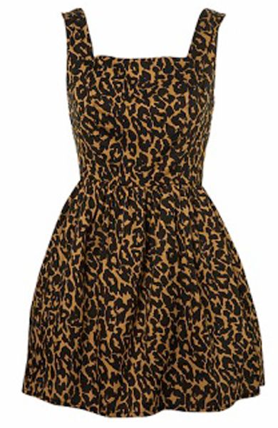 Animal print dress, £48, <a target="_blank" href="http://www.topshop.com/webapp/wcs/stores/servlet/ProductDisplay?beginIndex=0&viewAllFlag=false&catalogId=19551&storeId=12556&categoryId=151405&parent_category_rn=42344&productId=1207393&langId=-1">Topshop</a>  - I love love love animal print and its such a huge trend for this season. This dress would look cute dressed up or down -it's sexy <em>and</em> girly! <br />