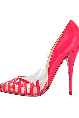<p>Hot pink, perspex, pointy AND with red soles, we've spotted the likes of Kate Hudson and Sarah Jessica Parker in the <a href="http://www.cosmopolitan.co.uk/fashion/news/celebrity-shoe-trend-the-christian-louboutin-pivichic-shoe-4688?click=main_sr">Louboutin Pivichic</a> shoes. Needless to say we want a pair too. Pretty please?</p>
<p>Heels, £475, available late spring at <a href="http://christianlouboutin.com/" target="_blank">Christian Louboutin</a></p>