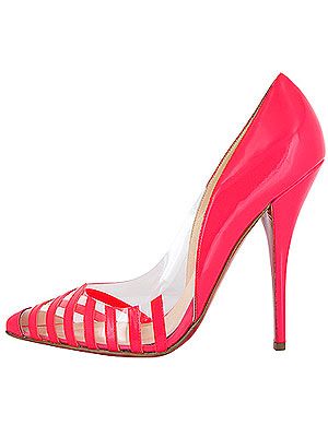 <p>Hot pink, perspex, pointy AND with red soles, we've spotted the likes of Kate Hudson and Sarah Jessica Parker in the <a href="http://www.cosmopolitan.co.uk/fashion/news/celebrity-shoe-trend-the-christian-louboutin-pivichic-shoe-4688?click=main_sr">Louboutin Pivichic</a> shoes. Needless to say we want a pair too. Pretty please?</p>
<p>Heels, £475, available late spring at <a href="http://christianlouboutin.com/" target="_blank">Christian Louboutin</a></p>