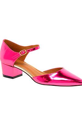 <p>These hot pink metallic Mary Janes look so comfie and pretty you'll take them with you everywhere. With cropped trousers or dresses, they're bound to go with everything.</p>
<p>Heels, £35, <a href="http://www.asos.com/ASOS/ASOS-SUPPOSE-Mary-Jane-Heels/Prod/pgeproduct.aspx?iid=2776147&cid=17240&sh=0&pge=0&pgesize=20&sort=-1&clr=Pink&WT.z_feature=Occasion%20Wear&WT.z_subfeature=prom%7Cmain" target="_blank">ASOS</a></p>