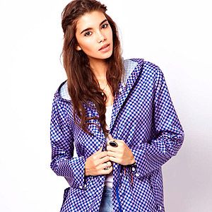<p>Let's face it, you'll get more than your money's worth for a waterproof parka in this country. We like this blue geo print version from Asos to add a bit of fun to a rainy day.</p>
<p>Pac a parka, £30, <a href="http://www.asos.com/ASOS/ASOS-Pac-A-Parka-In-Geo-Print/Prod/pgeproduct.aspx?iid=2797364&cid=2623&sh=0&pge=0&pgesize=200&sort=-1&clr=Navy" target="_blank">ASOS</a></p>