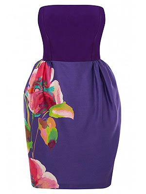 <p>If like us you have a gazillion weddings to go to this summer, you'll be in the market for a new dress or two. Stand out in the crowd with this pretty floral purple dress from Coast – we love the tulip skirt in particular. Team with metallic heels. </p>
<p>Coast dress, £150, <a href="http://fashiontargetsbreastcancer.org.uk/shop/dresses/coast-bee-dress" target="_blank">Fashion Targets Breast Cancer</a></p>