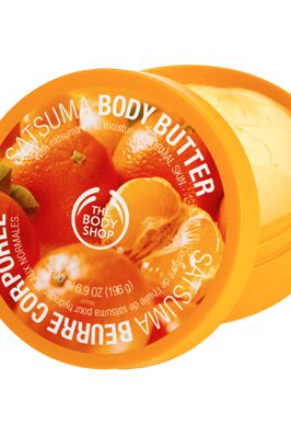 Take a tip from the A-list and smooth a body moisturiser on your arms (and legs if they are on show) before leaving the plane. The Body Shop's body butters have a gorgeously thick consistency and the satsuma or strawberry flavours mean you'll smell good enough to eat! The cocoa butter formulation ensures your skin will stay moisturised for up to 24 hours as well so they're great for post-beach pre-party pampering too. <br /><br />The Body Shop body butter (50 ml) £4.85 <a target="_blank" href="http://www.thebodyshop.co.uk/_en/_gb/catalog/product.aspx?ParentCatCode=C_BathBody&CatCode=C_BathBody_BodyButterBodyLotion&prdcode=26580m">www.thebodyshop.co.uk</a><br />