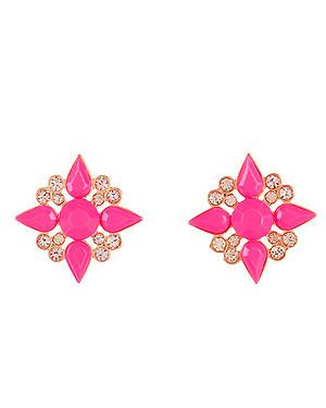 <p>There's nothing nicer to dress up an up-do then a sparkly pair of earrings. Our pick? These bargainous neon pink gem studs from New Look. </p>
<p>Stud earrings, £4.99, <a href="http://www.newlook.com/shop/womens/jewellery-and-hair-accessories/neon-pink-gem-stud-earrings-_278370277" target="_blank">New Look</a></p>