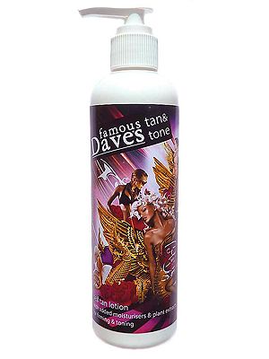 <p>Famous Dave's new Tan & Tone lotion kills two skincare dilemmas in one swift swipe. Apply it like a body lotion in an upward motion to help the ingredients work their magic including plant extracts like Horse Chestnut to stimulate circulation and Butcher's Broom to banish bloat from fluid retention. The colour develops into a lovely, healthy-looking tan. <br /> <br />Famous Dave's Tan & Tone, £24.99, <a href="http://www.famousdave.co.uk/shop/self-tan-lotions/famous-daves-tan-and-tone/" target="_blank">famousdave.co.uk</a></p>