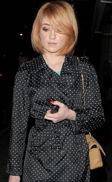 Nicola Roberts is still riding high in the fashion stakes, wearing the £900 Comme Des Garcons polka-dot trench that was seen on <a target="_blank" href="tags/victoria-beckham/">Posh Spice</a> a few months ago as Nicola returned to the Mayfair hotel after a night out...  <br />