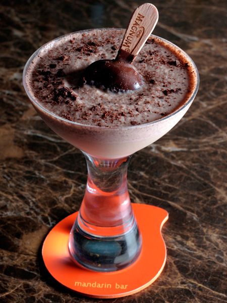 Mmmm marrying two of the best indulgent treats - chocolate and alcohol, the new Magnum Temptini <a target="_blank" href="your-life/cocktail-drinks-recipe-your-life-cosmopolitan/special">cocktail</a> is gorgeousness is a glass. It's being served at London's Manadrin Oriental but if you can't make it to the capital, get shaking at home. Carefully cut off the top half of a Magnum Temptation choc ice cream and blend with 60ml Havana Club,15ml Tia Maria, 15ml Cacao Dark, 15ml Baileys and crushed ice. Place the remainder of the ice cream in the middle of a glass with the stick facing straight up and carefully pour blended mixture around. Sprinkle with chocolate.  <br />