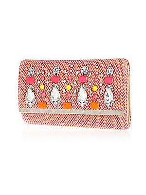 <p>This cute little embellished clutch bag from River Island is the perfect addition to any summer outfit, don't you think? You can't go far wrong with gems and a hint of neon and coral. </p>
<p>Clutch, £30, <a href="http://www.riverisland.com/women/bags--purses/clutch-bags/Pink-tweed-embellished-clutch-bag--636115" target="_blank">River Island</a></p>