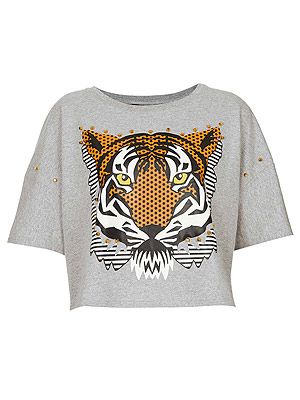 <p>Surf onto Kenzo's tiger top trend with this embellished crop top from Topshop. Wear with a high-waisted tulle skirt to add a girly touch.</p>
<p>Top, £24, <a href="http://www.topshop.com/webapp/wcs/stores/servlet/ProductDisplay?beginIndex=1&viewAllFlag=&catalogId=33057&storeId=12556&productId=11108375&langId=-1&sort_field=Relevance&categoryId=277012&parent_categoryId=208491&pageSize=2000" target="_blank">Topshop</a></p>