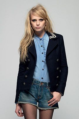 <p>Avengers Peacoat £104.99 (August)<br />Carolers Shirt, £44.99 (July)<br />Tomboy Short, £44.99 (July)<br />Winter Mustang Boot, £79.99 (July) </p>