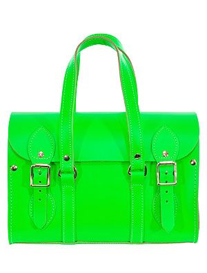 <p>Make sure the weather's not the only thing that's bright with Spoiled Brat's neon green tote, best worn with denim cut-offs and a white tee.</p>
<p>Neon green bag, £120, <a href="http://www.spoiledbrat.co.uk/womenswear-c1/bags-purses-c229#page1:t3504" target="_blank">Spoiled Brat</a></p>