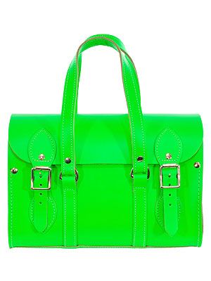 <p>Make sure the weather's not the only thing that's bright with Spoiled Brat's neon green tote, best worn with denim cut-offs and a white tee.</p>
<p>Neon green bag, £120, <a href="http://www.spoiledbrat.co.uk/womenswear-c1/bags-purses-c229#page1:t3504" target="_blank">Spoiled Brat</a></p>