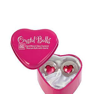 <p>Don't be fooled by the cute appearance of these heart glass balls. The girly sex toys offer great stimulation as they knock together within you.</p>
<p>Glass pleasure heart balls, £22.99, <a href="http://www.chemistdirect.co.uk/glass-pleasure-balls-hearts_1_-101813.html#-101813" target="_blank">Chemist Direct</a></p>