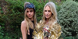 <p>In a double fashion whammy, the Delevingne sisters wowed in fancy dress at The Elephant Family presents 'The Animal Ball' party in London on Tuesday. Cara Delevingne opted for a black maxi that accentuated her long limbs, and accessorised with a black YSL shoulder bag and beaded headband. Meanwhile, sister Poppy went for gold in an embellished dress, heels and dramatic mask. </p>
