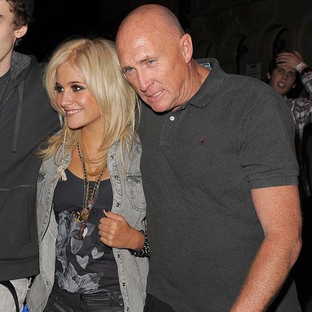 <a target="_blank" href="tags/pixie-lott">Pixie Lott</a> seems to be enjoying her new found fame and arrived at a party in East London flanked by a burley minder who wouldn't leave her side all night...