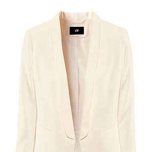 <p>A tailored, boyfriend-style blazer is a versatile piece that will instantly smarten up your outfit. Opt for a classic white or eye-popping shades for the summer. We recommend wearing over a print T-shirt, boyfriend jeans rolled up at the ankle and bright heels for that sexy boy-meets-girl look. </p>
<p>Jacket, £24.99, <a href="http://www.hm.com/gb/product/09257?article=09257-B#article=09257-B" target="_blank">H&M</a></p>
