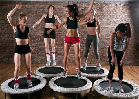 Bouncing trampoline big boobs twitter Cosmo Fitness Blog The Health Benefits Of Rebounding