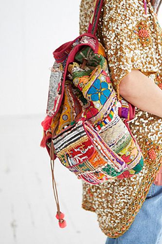<p>A riot of colour and texture combine in a heady mix of sequins and bold primary hues. Inspired by Indian markets and exotic embellishment this rucksack is a true feast for the senses.</p>
<p><a href="http://www.missselfridge.com/en/msuk/product/clothing-299047/inspired-by-2054440/inspired-byrucksack-2145357?bi=1&ps=40" target="_blank">INSPIRED BY RUCKSACK</a>, £100 Miss Selfridge http://www.missselfridge.com/en/msuk/product/clothing-299047/inspired-by-2054440/inspired-byrucksack-2145357?bi=1&ps=40</p>