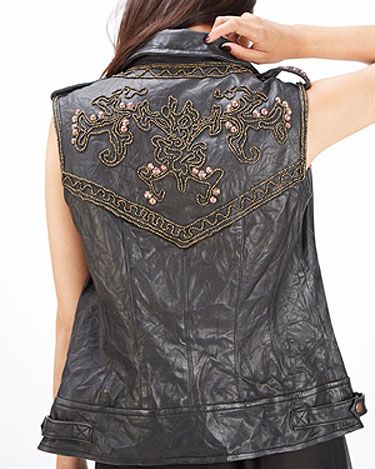 <p>A gorgeous leather jacket cut without arms for en edgy finish that offsets flippy summer dresses brilliantly.</p>
<p><a href="http://www.missselfridge.com/en/msuk/product/clothing-299047/inspired-by-2054440/inspired-by-leather-gilet-2128715?bi=1&ps=40" target="_blank">INSPIRED BY LEATHER GILET</a>, £150 Miss Selfridge </p>