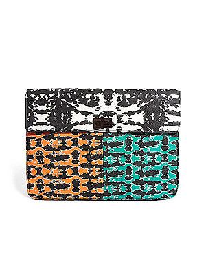 <p>The colour pop print on this clutch bag is a winner and will perk up any outfit in a jiffy.</p>
<p>Digital print clutch, £28, <a title="ASOS" href="http://www.asos.com/ASOS/ASOS-Clutch-Bag-In-Digital-Print/Prod/pgeproduct.aspx?iid=2980898&cid=6992%20" target="_blank">ASOS</a></p>