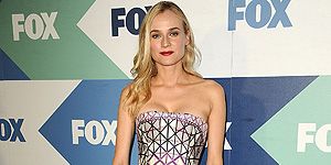 <p>Diane Kruger rocked one helluva frock at <span>the Fox Summer TCA All Star Party</span>.</p>
<p>The heavily patterned structured dress is by fashion's prints-cess herself, Mary Katrantzou, and is from her SS14 resort collection. You're so fashion-forward, Diane!</p>
<p>As always, Diane accessorised to perfection with an Edie Parker clutch and black strappy sandals.</p>