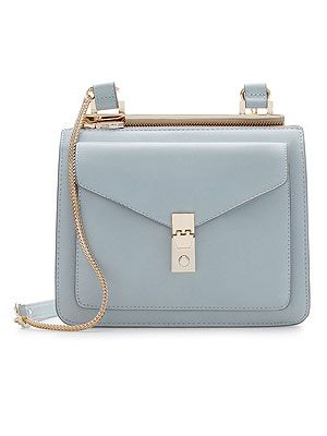 powder blue shoes and bag