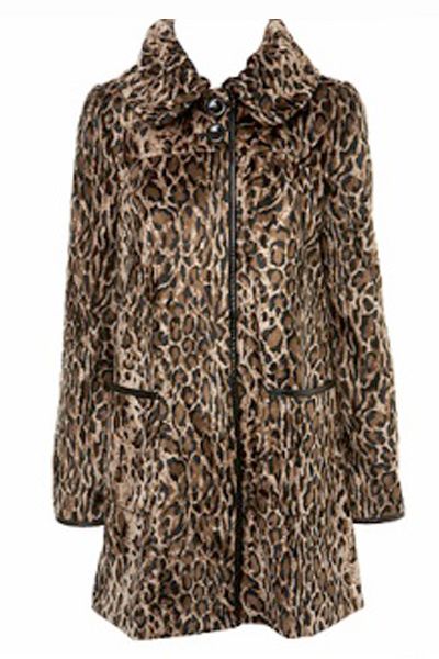 It's totally winter now and time for a big cozy coat! We're can't get enough of animal print ones, Pat Butcher eat your heart out!<br /><br />£80, <a target="_blank" href="http://www.missselfridge.com/webapp/wcs/stores/servlet/ProductDisplay?beginIndex=0&viewAllFlag=&catalogId=20555&storeId=12554&categoryId=101447&parent_category_rn=70074&productId=1412583&langId=-1">www.missselfridge.com</a><br />