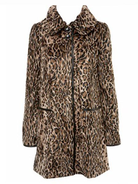 It's totally winter now and time for a big cozy coat! We're can't get enough of animal print ones, Pat Butcher eat your heart out!<br /><br />£80, <a target="_blank" href="http://www.missselfridge.com/webapp/wcs/stores/servlet/ProductDisplay?beginIndex=0&viewAllFlag=&catalogId=20555&storeId=12554&categoryId=101447&parent_category_rn=70074&productId=1412583&langId=-1">www.missselfridge.com</a><br />