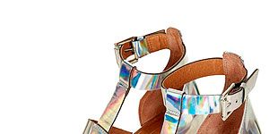 <p>Add a spring to your step and a futuristic touch to your outfit with these iridescent multi-strap beauties from Topshop. Team with a little white dress for a minimalist look.</p>
<p>Multi-strap sandals, £65, <a href="http://www.topshop.com/en/tsuk/product/new-in-this-week-2169932/new-in-this-week-493/jamboree-multi-strap-sandals-2166804?bi=1&ps=20" target="_blank">Topshop</a></p>