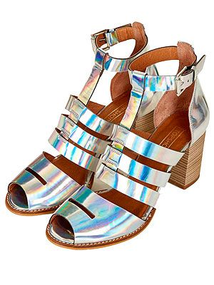 <p>Add a spring to your step and a futuristic touch to your outfit with these iridescent multi-strap beauties from Topshop. Team with a little white dress for a minimalist look.</p>
<p>Multi-strap sandals, £65, <a href="http://www.topshop.com/en/tsuk/product/new-in-this-week-2169932/new-in-this-week-493/jamboree-multi-strap-sandals-2166804?bi=1&ps=20" target="_blank">Topshop</a></p>