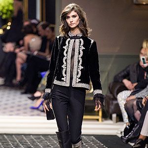 <p>Embroidered jacket, £69.99<br />Boots, £99.99</p>